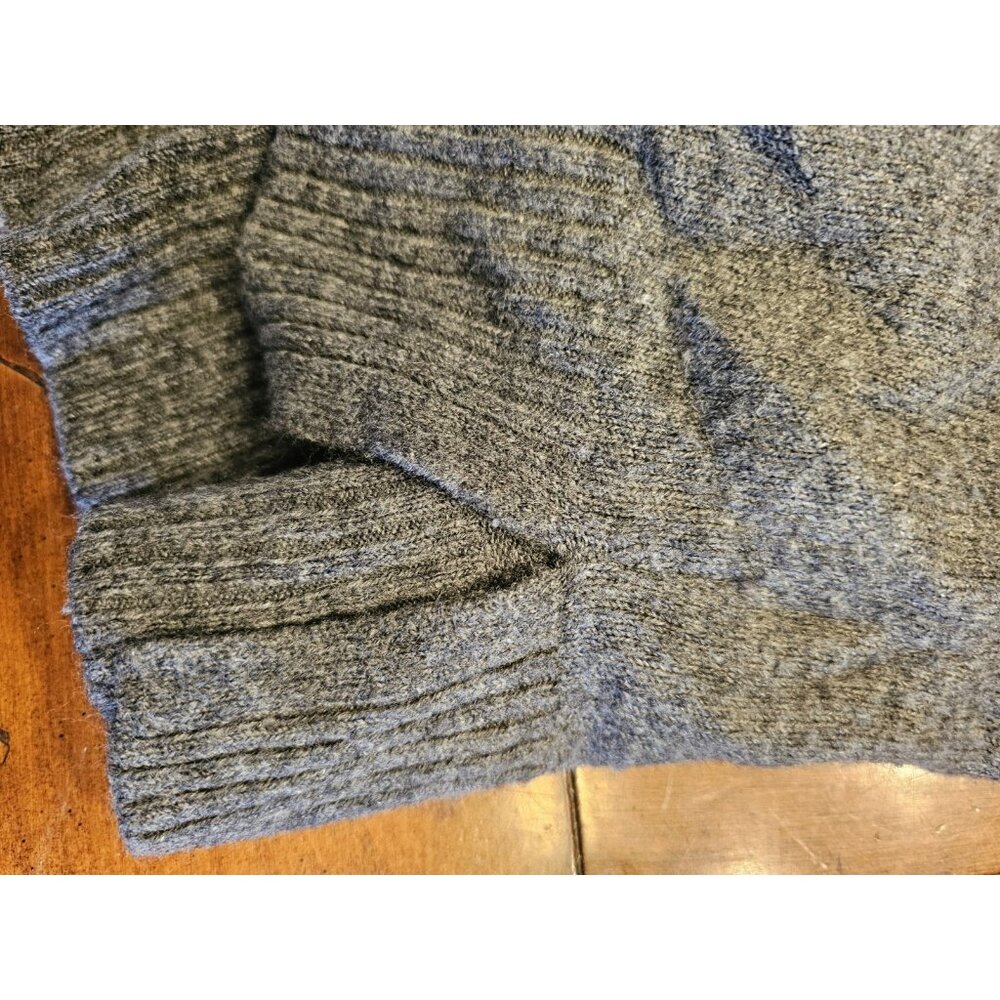 Beach Lunch Lounge Crewneck Sweater Leopard Print Grey Plus Size XXXL (22) - Picture 5 of 10